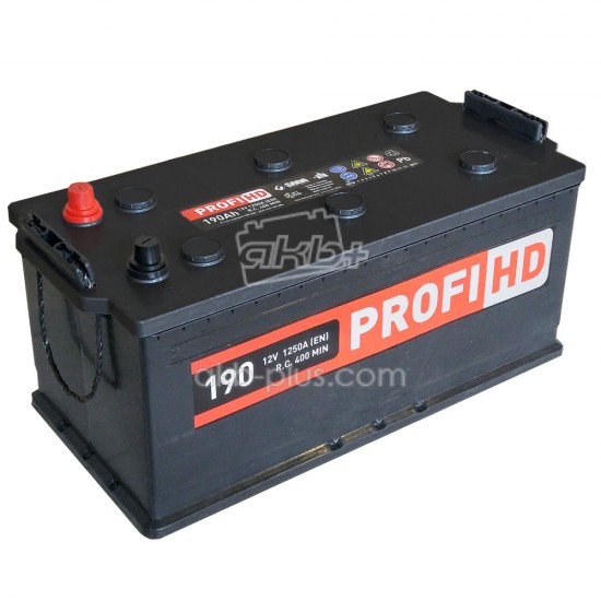 Автомобильный аккумулятор SADA PROFI HD 6СТ-190 (+/-) Евро3 сада профи 12В 190Ач 1250А - купить